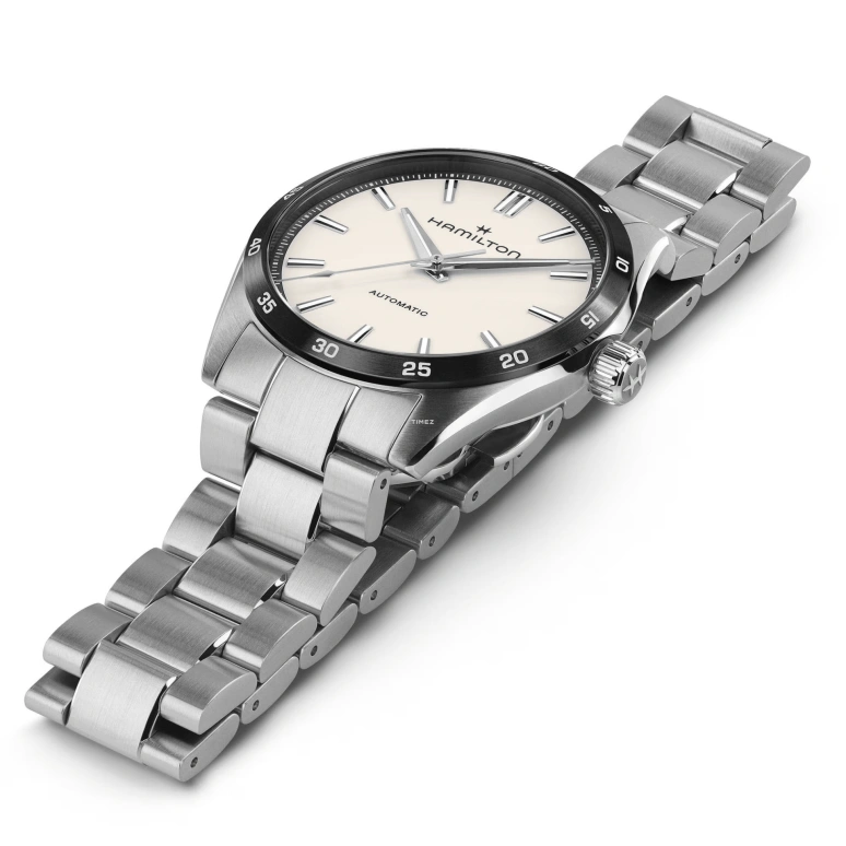 Hamilton,Jazzmaster 38mm,38mm,Stainless Steel,White,Automatic,Sapphire,Glass,Oval,H36205110