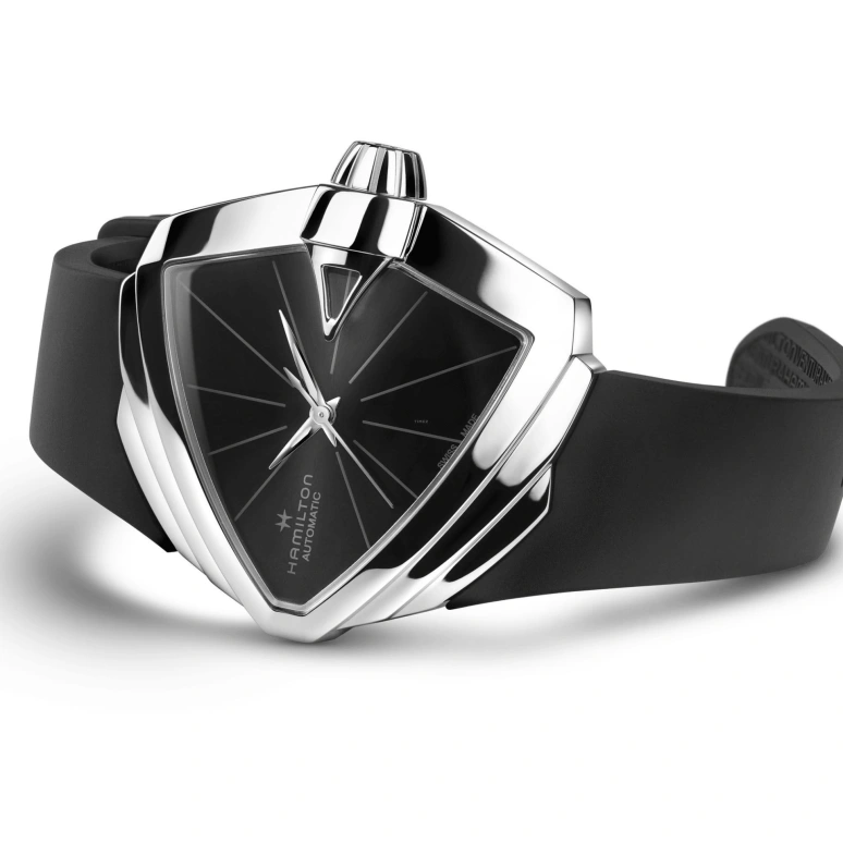 Hamilton,Ventura 34.50x38mm,34.50x38mm,Stainless Steel,Black,Automatic,Sapphire,Crystal Glass,Silver,H24105330