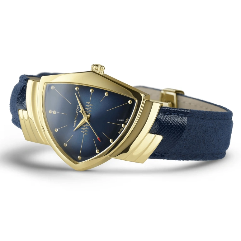 Hamilton,Ventura 32.30x50.30mm,32.30x50.30mm,Stainless Steel,Blue,Quartz,Hardlex,Other,H24301941