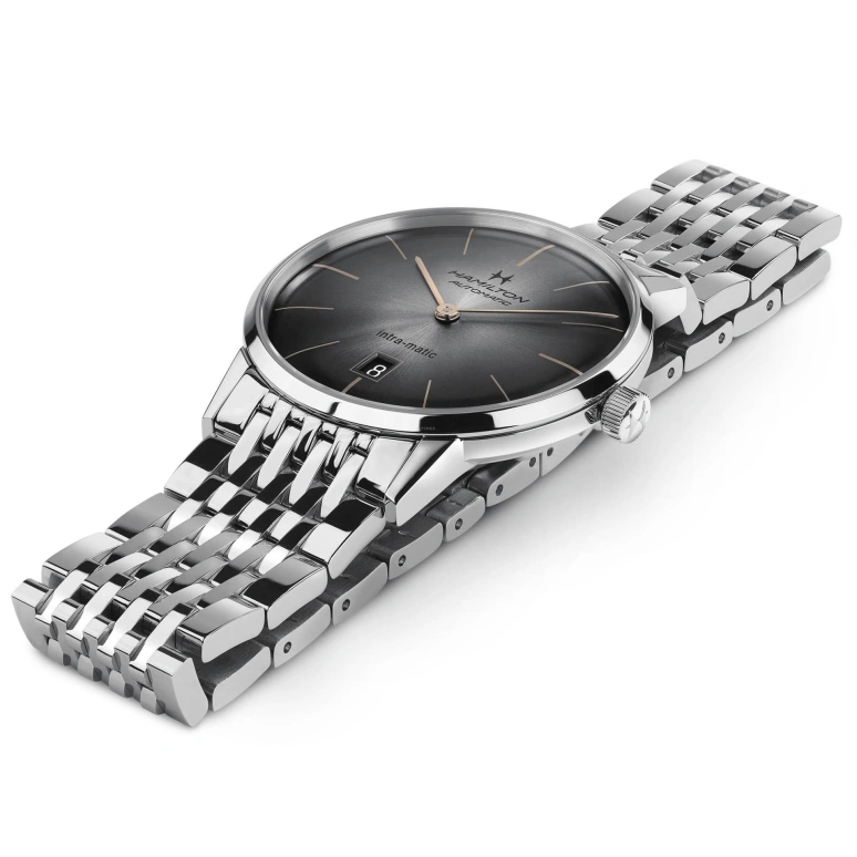 Hamilton,American Classic 42mm,42mm,Stainless Steel,Grey,Automatic,Day,42hours,H38755181
