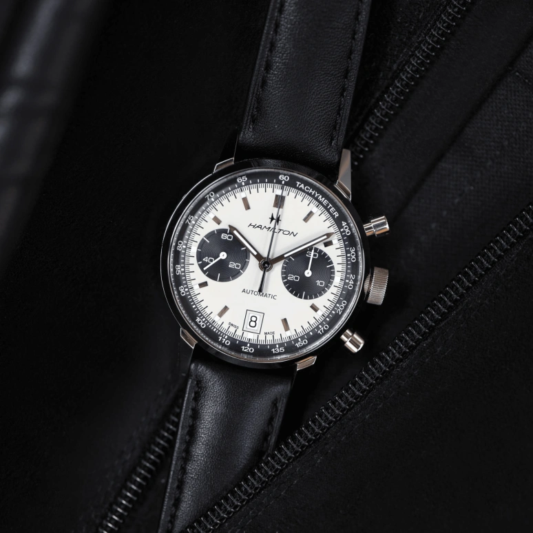 Hamilton,American Classic 40mm,40mm,Stainless Steel,Silver,Automatic,Chronograph,Date,H38416711