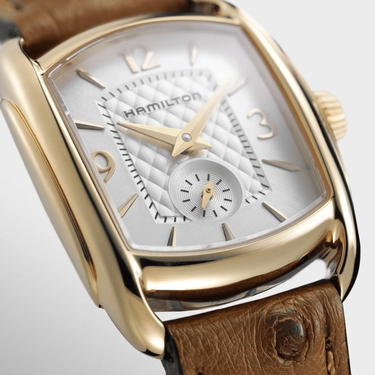 Hamilton,American Classic 23x28.50mm,23x28.50mm,Stainless Steel,Rose Gold,Silver,Quartz,26280hours,Sapphire,Crystal Glass,H12341555