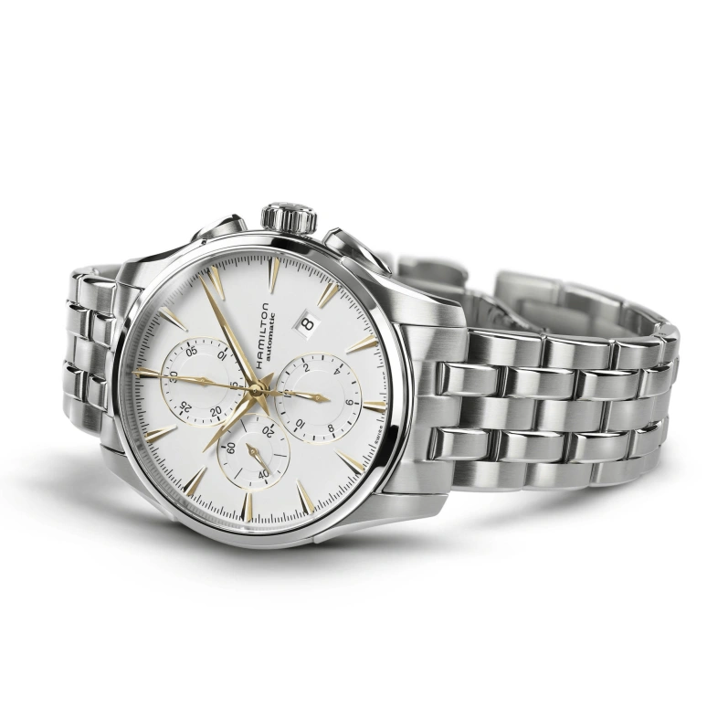 Hamilton,Jazzmaster 42mm,42mm,Stainless Steel,White,Automatic,60hours,In-house Caliber,H32586111