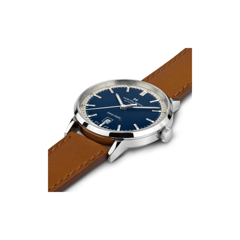 Hamilton,American Classic 40mm,40mm,Stainless Steel,Blue,Automatic,Date,80hours,H38425540