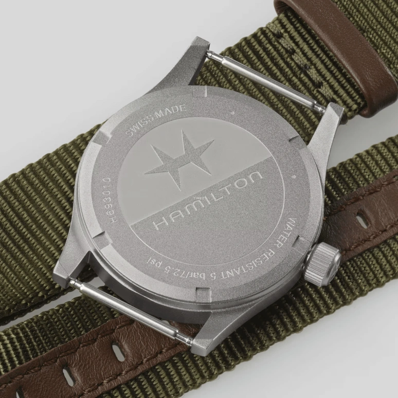 Hamilton,Khaki Field 33mm,33mm,Stainless Steel,White,Quartz,Sapphire,Crystal Glass,Round,H69301910