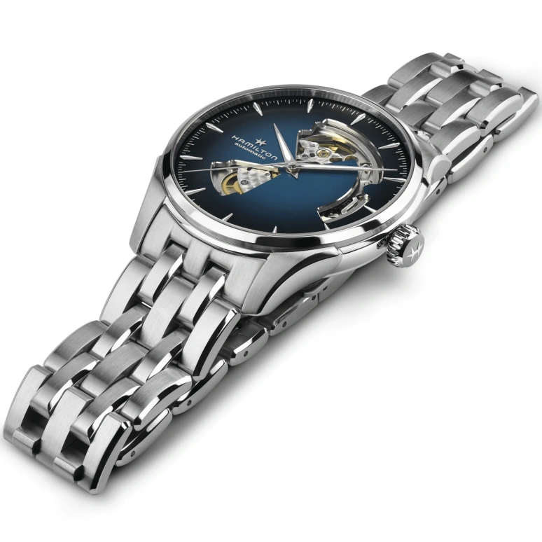 Hamilton,Jazzmaster 40mm,40mm,Stainless Steel,Blue,Automatic,80hours,In-house Caliber,H32675140