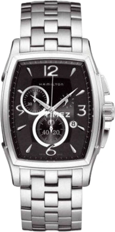 Hamilton,Jazzmaster ,Stainless Steel,Black,Sapphire,Crystal Glass,Open,H36412135