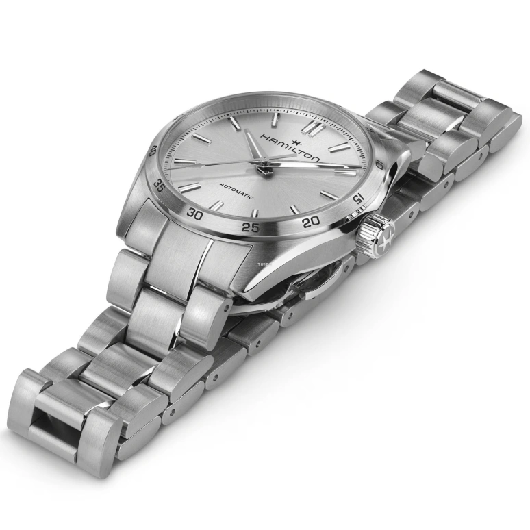 Hamilton,Jazzmaster 34mm,34mm,Stainless Steel,Silver,Automatic,Sapphire,Glass,Tonneau,H36105150