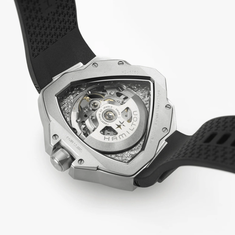 Hamilton,Ventura 51x47mm,51x47mm,Stainless Steel,Black,Automatic,80hours,In-house Caliber,H24635330