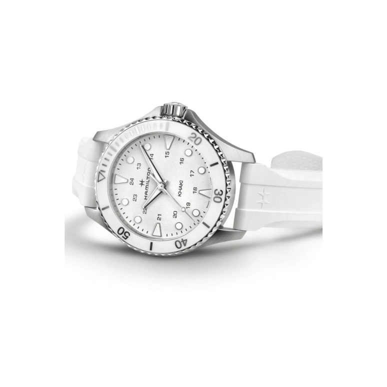 Hamilton,Khaki Navy 37mm,37mm,Stainless Steel,White,Quartz,Sapphire,Crystal Glass,H82221310