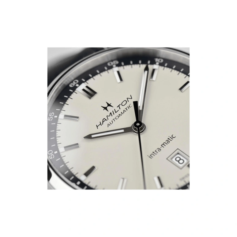 Hamilton,American Classic 40mm,40mm,Stainless Steel,Silver,Automatic,Date,80hours,H38425720