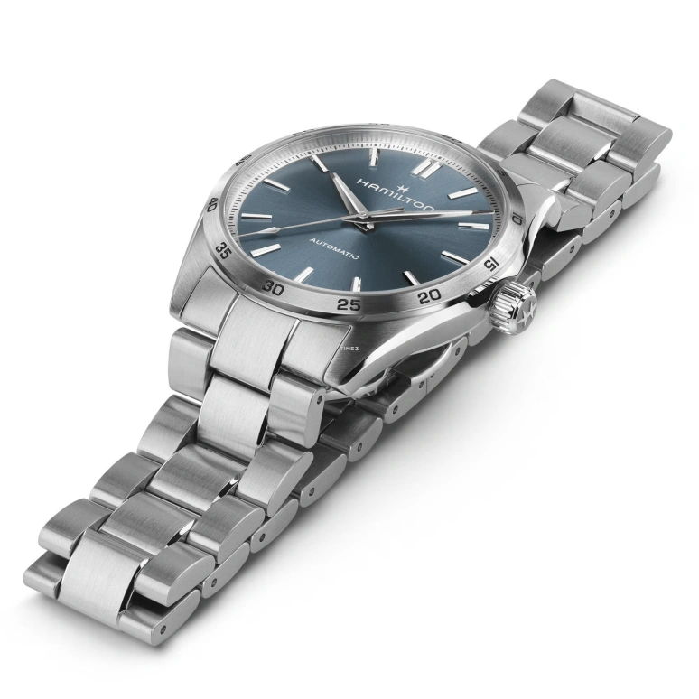 Hamilton,Jazzmaster 38mm,38mm,Stainless Steel,Blue,Automatic,80hours,In-house Caliber,H36235140