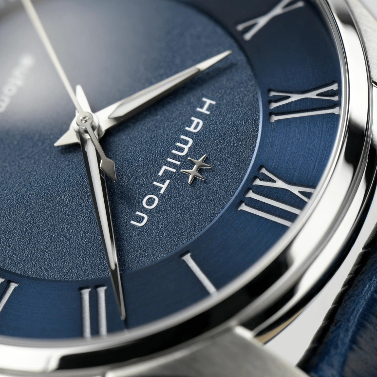 Hamilton,Jazzmaster 40mm,40mm,Stainless Steel,Blue,Automatic,80hours,In-house Caliber,H42535640