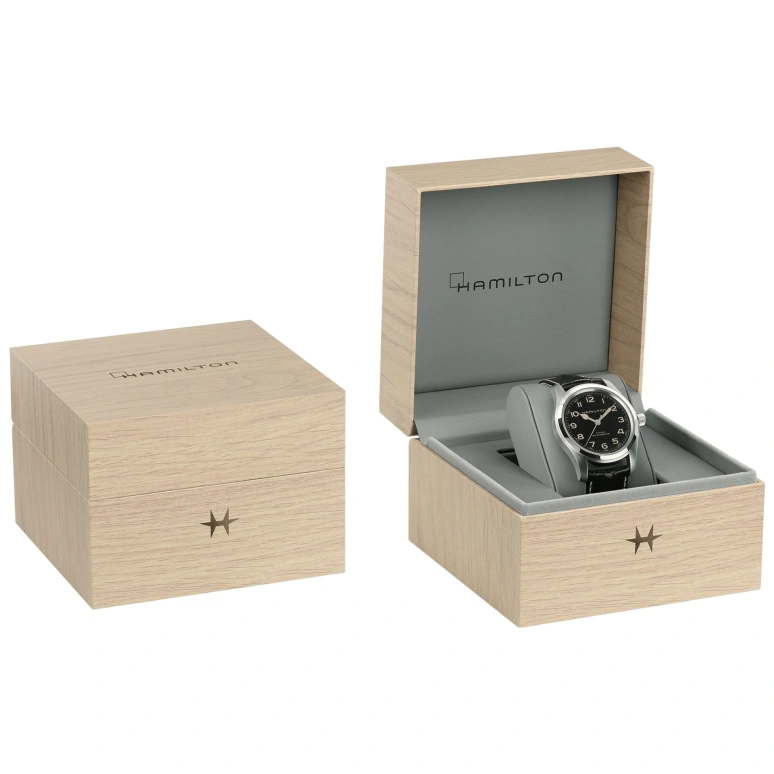 Hamilton,Khaki Field 42mm,42mm,Stainless Steel,Black,Automatic,80hours,In-house Caliber,H70605731