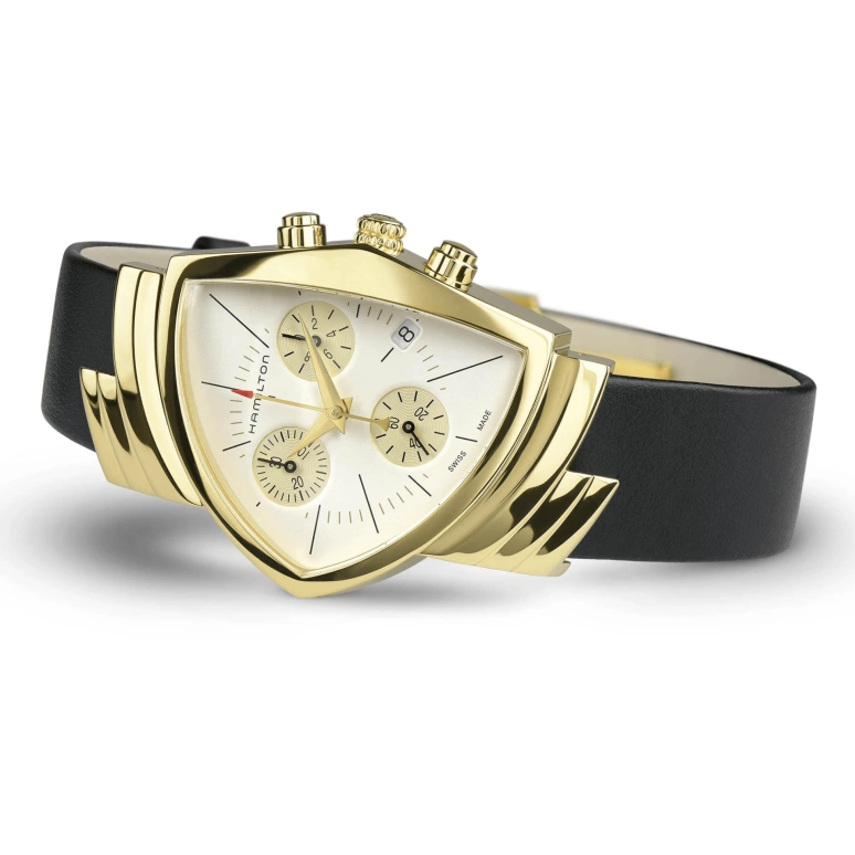 Hamilton,Ventura 32.30x50.30mm,32.30x50.30mm,Stainless Steel,Silver,Quartz,Chronograph,Day,H24422751