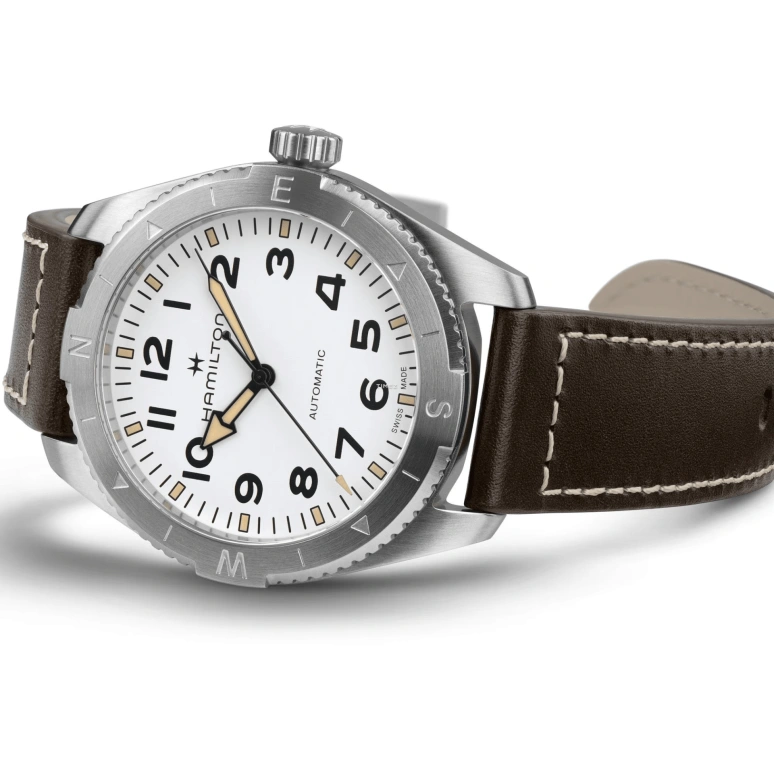 Hamilton,Khaki Field 41mm,41mm,Stainless Steel,White,Automatic,Sapphire,Crystal Glass,Round,H70315510