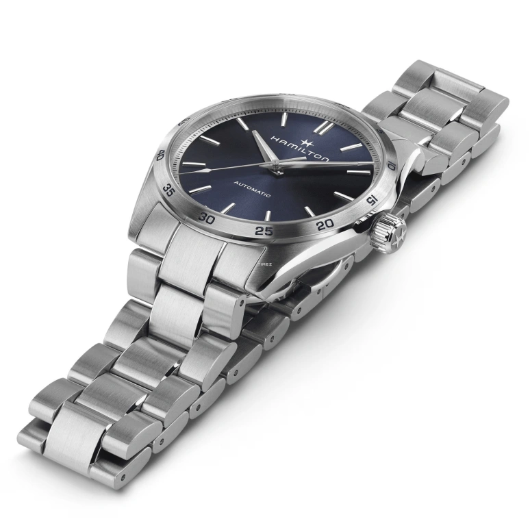 Hamilton,Jazzmaster 38mm,38mm,Stainless Steel,Blue,Automatic,Sapphire,Round,H36215140
