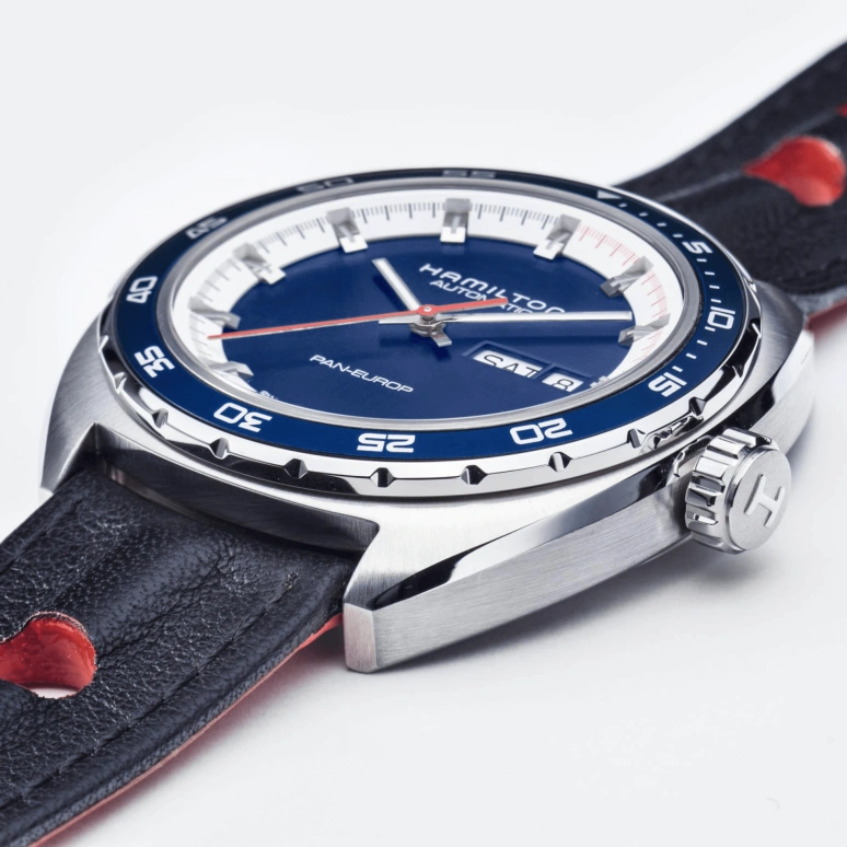 Hamilton,American Classic 42mm,42mm,Stainless Steel,Blue,Automatic,Chronograph,Date,Day,H35405741
