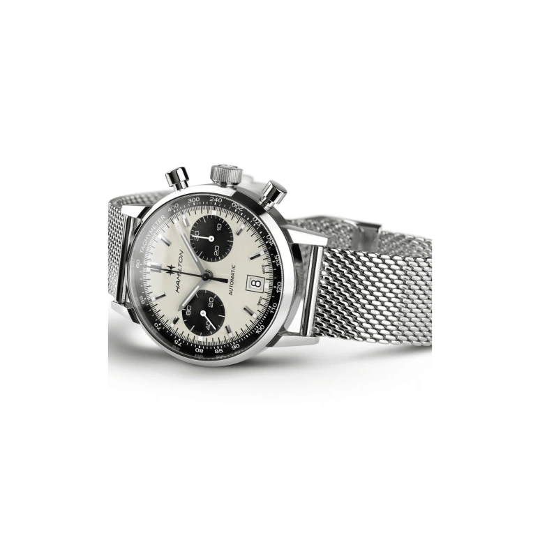 Hamilton,American Classic 40mm,40mm,Stainless Steel,Silver,Automatic,Chronograph,Date,H38416111