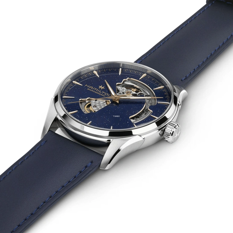 Hamilton,Jazzmaster 42mm,42mm,Stainless Steel,Blue,Automatic,80hours,In-house Caliber,H32705640