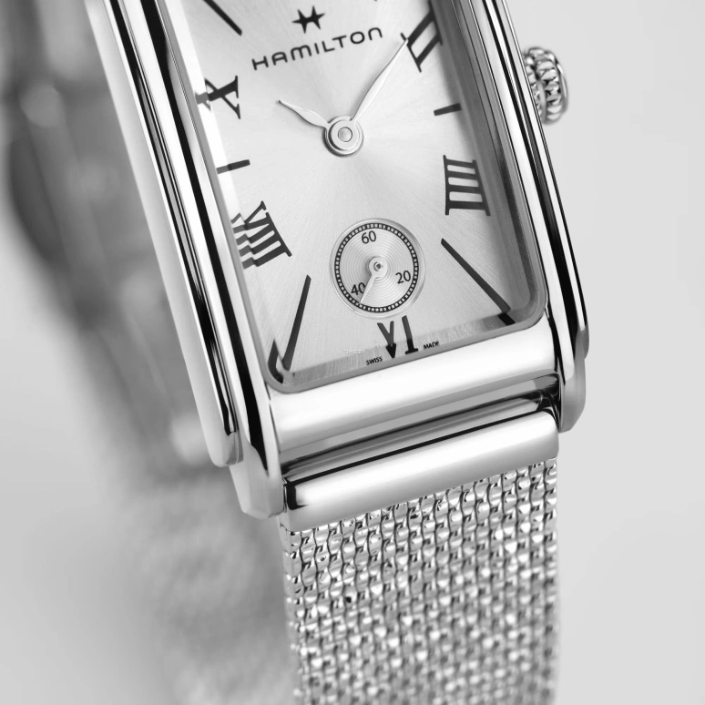 Hamilton,American Classic 18.70x27mm,18.70x27mm,Stainless Steel,Silver,Quartz,26280hours,Sapphire,Crystal Glass,H11221150