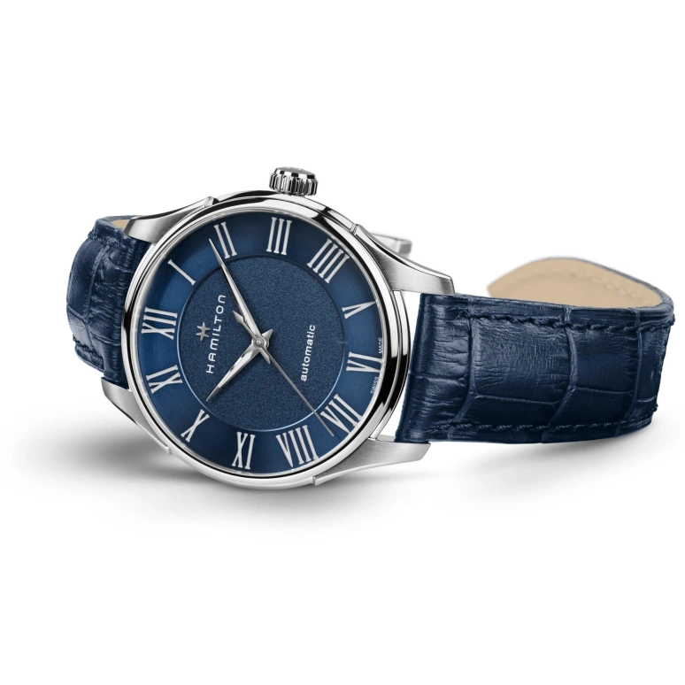 Hamilton,Jazzmaster 40mm,40mm,Stainless Steel,Blue,Automatic,80hours,In-house Caliber,H42535640