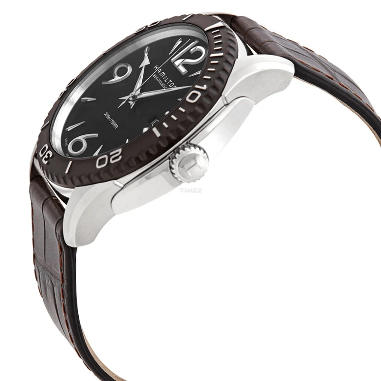 Hamilton,American Classic 46mm,46mm,Stainless Steel,Black,Automatic,Day,Sapphire,Crystal Glass,H37715535