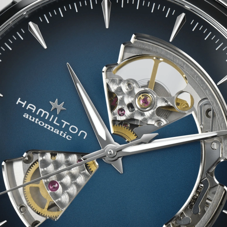 Hamilton,Jazzmaster 40mm,40mm,Stainless Steel,Blue,Automatic,80hours,In-house Caliber,H32675140