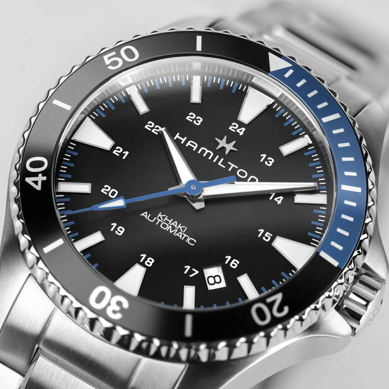 Hamilton,Khaki Navy 40mm,40mm,Stainless Steel,Black,Automatic,80hours,In-house Caliber,H82315131