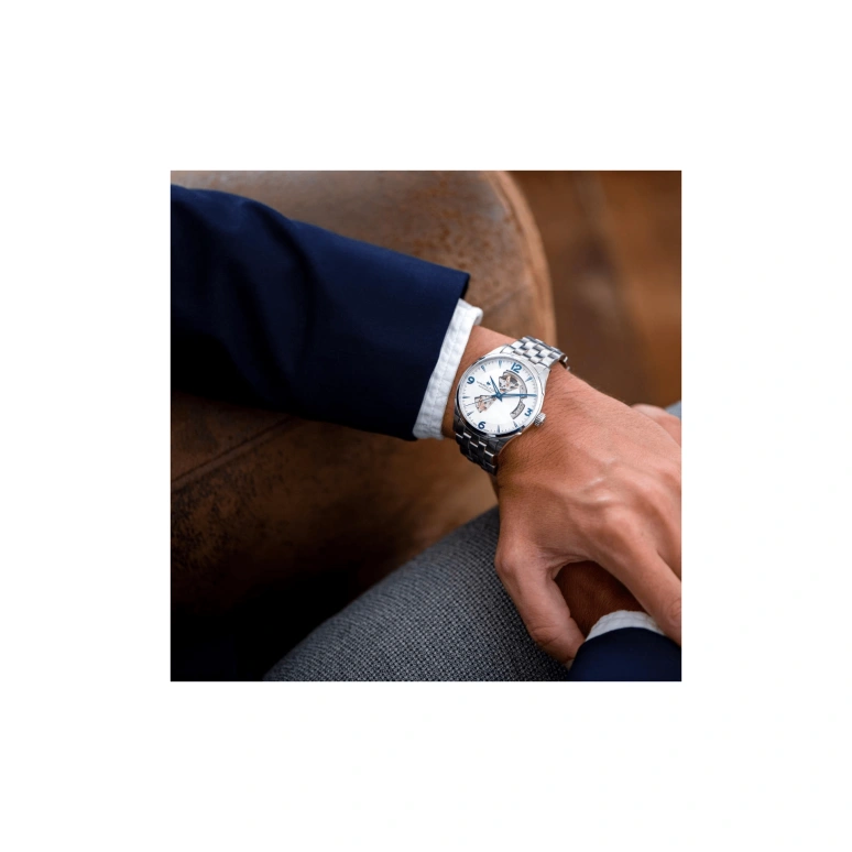 Hamilton,Jazzmaster 42mm,42mm,Stainless Steel,Silver,Automatic,80hours,In-house Caliber,H32705152