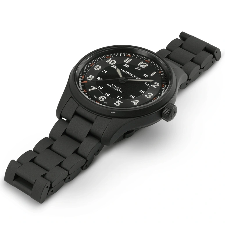Hamilton,Khaki Field 42mm,42mm,Titanium,Black,Automatic,Sapphire,Crystal Glass,Round,H70665130