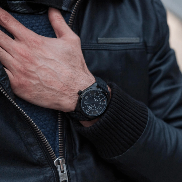 Hamilton,Khaki Field 42mm,42mm,Stainless Steel,Black,Automatic,Chronograph,Date,Day,H70695735