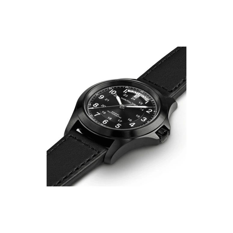 Hamilton,Khaki Field 40mm,40mm,Stainless Steel,Black,Automatic,Date,Day,H64465733