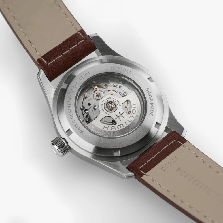 Hamilton,Khaki Field 42mm,42mm,Stainless Steel,Olive Green,Automatic,Day,80hours,H70605560