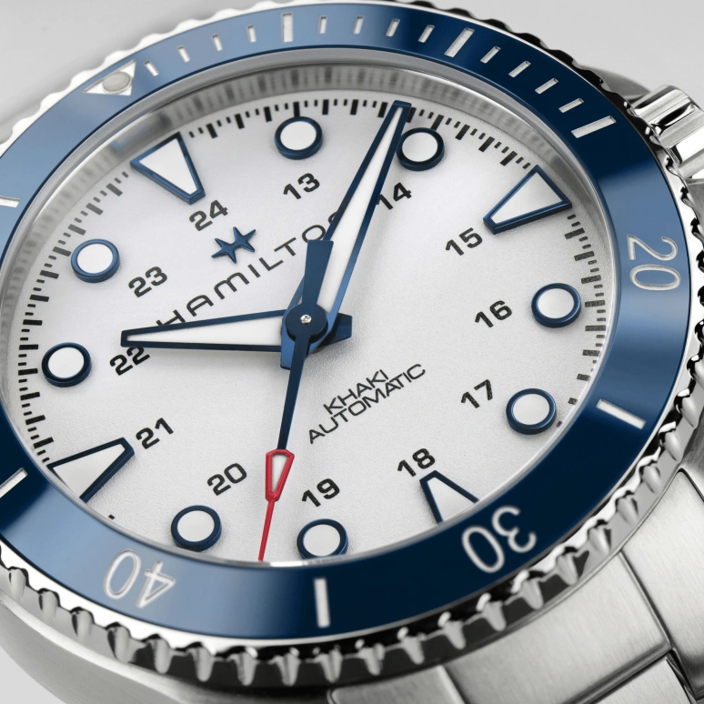 Hamilton,Khaki Navy 43mm,43mm,Stainless Steel,Silver,Automatic,80hours,In-house Caliber,H82505150
