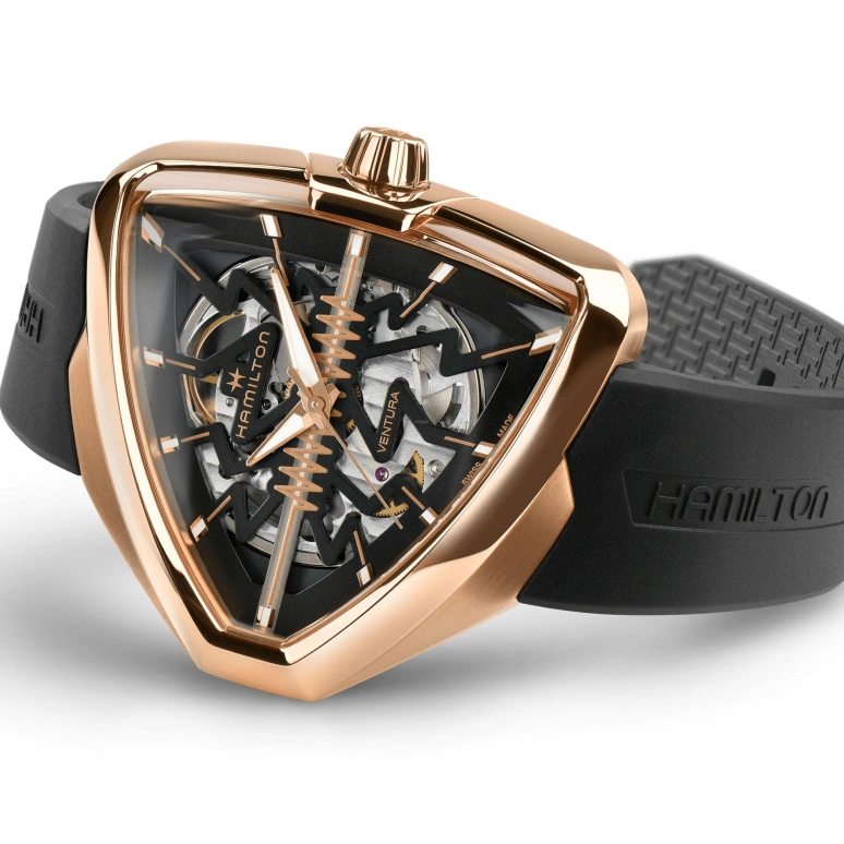 Hamilton,Ventura 42.50x44.60mm,42.50x44.60mm,Stainless Steel,Black,Automatic,80hours,In-house Caliber,H24525331