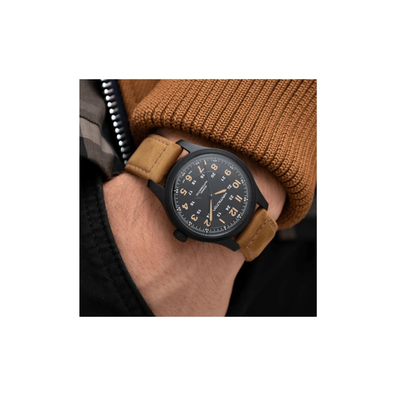 Hamilton,Khaki Field 42mm,42mm,Titanium,Black,Automatic,80hours,In-house Caliber,H70665533