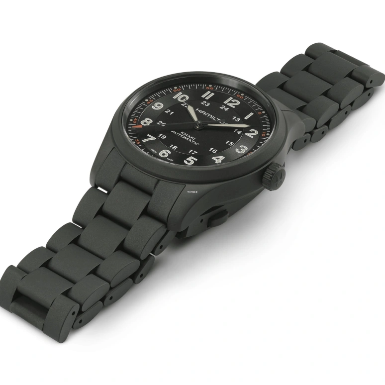 Hamilton,Khaki Field 38mm,38mm,Titanium,Black,Automatic,Sapphire,Crystal Glass,Round,H70215130