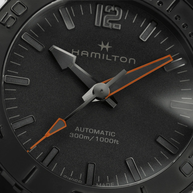 Hamilton,Khaki Navy 46mm,46mm,Stainless Steel,White,Automatic,80hours,In-house Caliber,H77845330