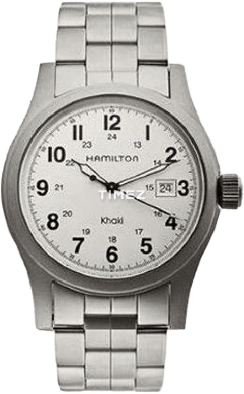 Hamilton,Khaki Action 38mm,38mm,Stainless Steel,Silver White,Sapphire,Crystal Glass,Closed,H68511113