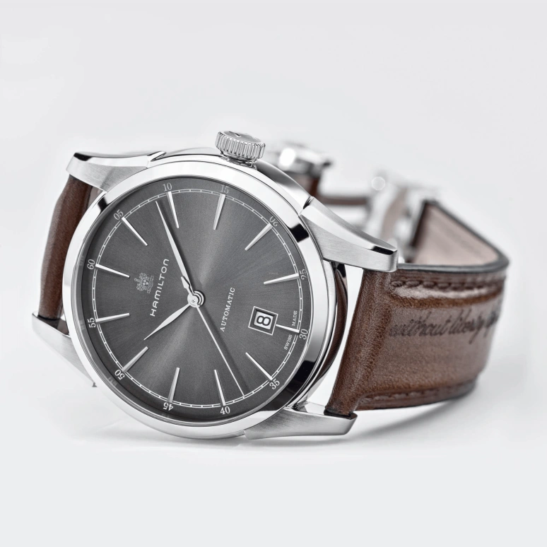 Hamilton,American Classic 42mm,42mm,Stainless Steel,Grey,Automatic,Date,80hours,H42415591