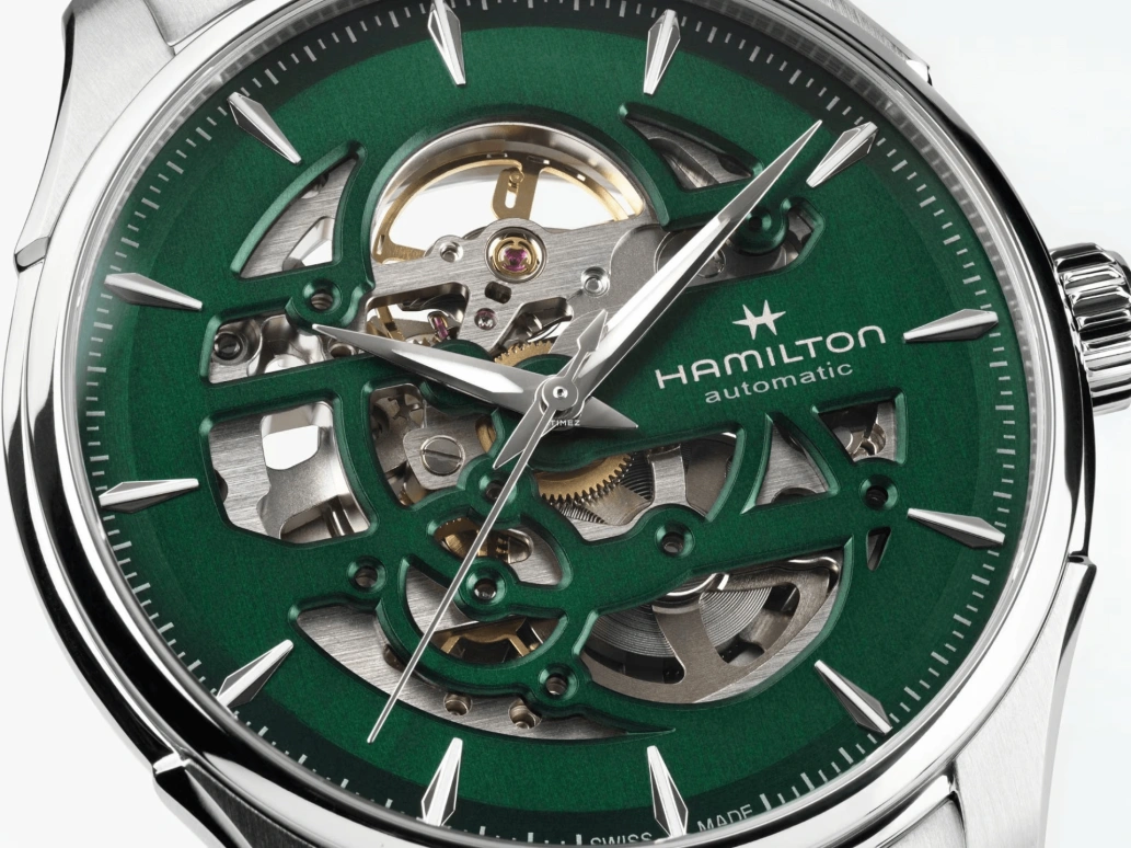 Hamilton,Jazzmaster 40mm,40mm,Stainless Steel,Green,Automatic,80hours,In-house Caliber,H42535160