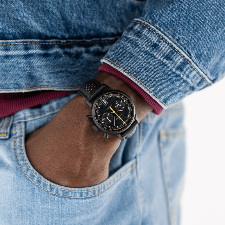 Hamilton,American Classic 40mm,40mm,Stainless Steel,Black,Automatic,Chronograph,Day,H38446731