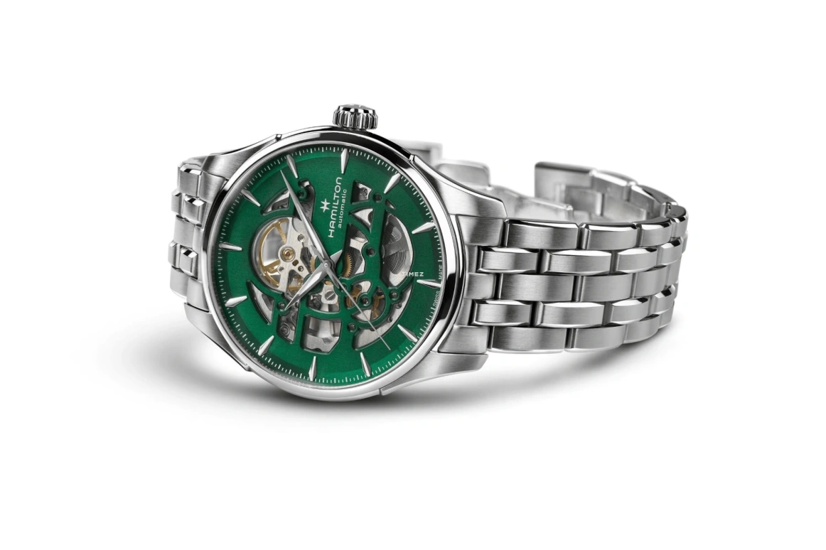 Hamilton,Jazzmaster 40mm,40mm,Stainless Steel,Green,Automatic,80hours,In-house Caliber,H42535160