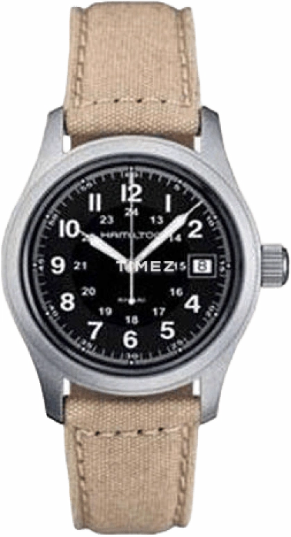 Hamilton,Khaki Field 38mm,38mm,Stainless Steel,Black,Sapphire,Crystal Glass,Open,H68411633
