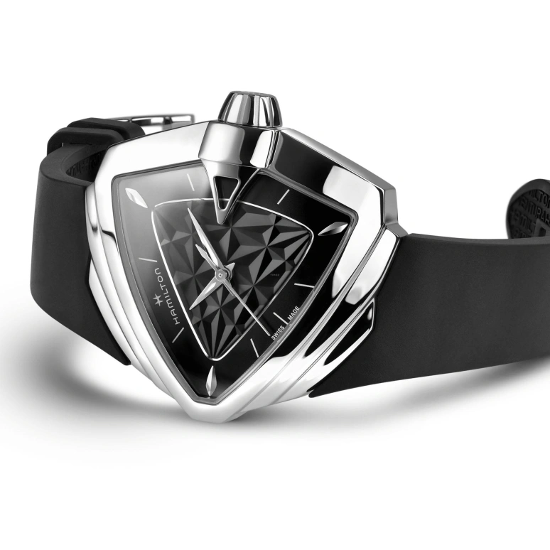 Hamilton,Ventura 34.50x38mm,34.50x38mm,Stainless Steel,Black,Quartz,26280hours,Sapphire,Crystal Glass,H24251330