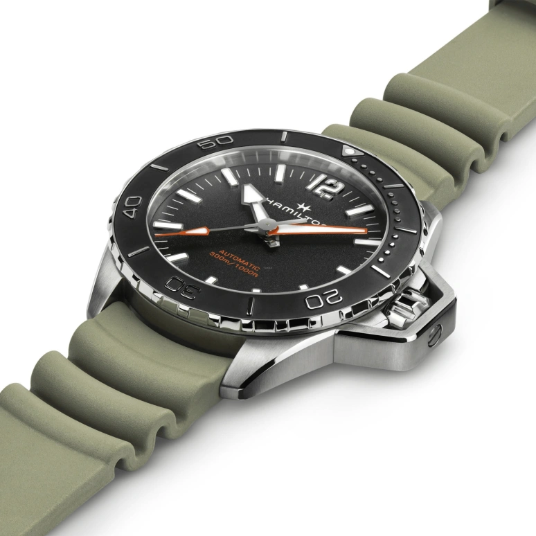 Hamilton,Khaki Navy 46mm,46mm,Stainless Steel,Black,Automatic,80hours,In-house Caliber,H77825331
