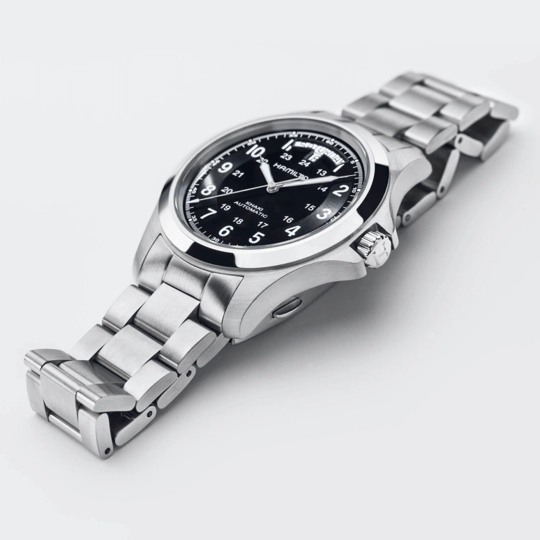 Hamilton,Khaki Field 40mm,40mm,Stainless Steel,Black,Automatic,Date,Day,H64455133
