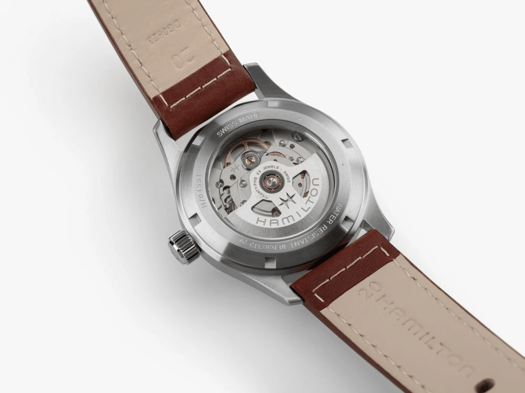 Hamilton,Khaki Field 38mm,38mm,Stainless Steel,Olive Green,Automatic,Day,80hours,H70455560