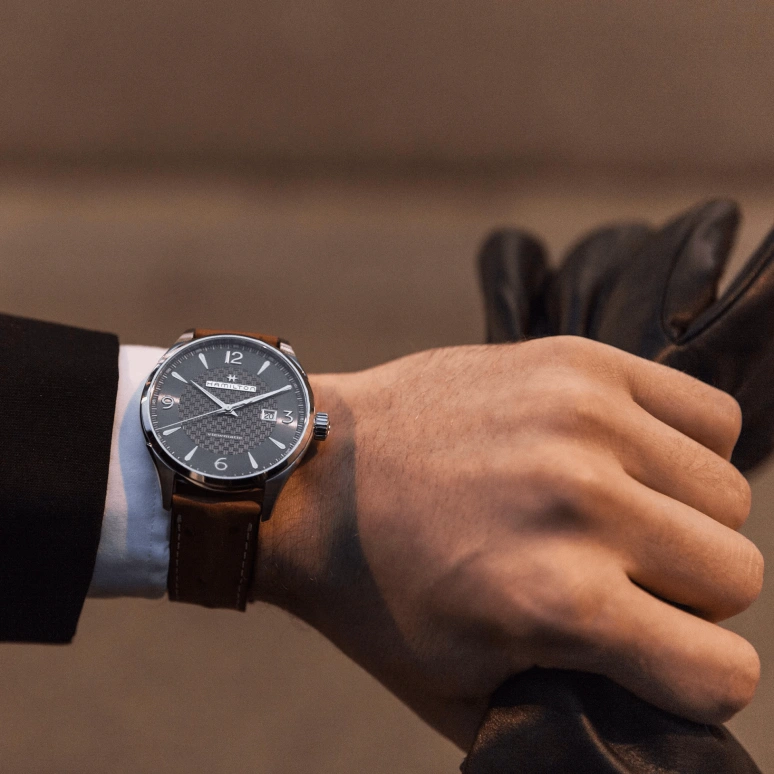 Hamilton,Jazzmaster 44mm,44mm,Stainless Steel,Grey,Automatic,Date,80hours,H32755851